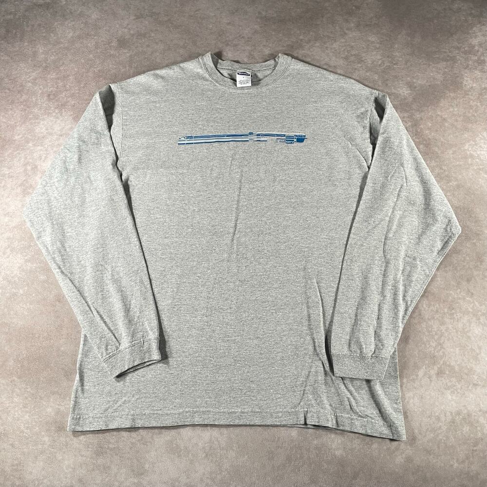 Vintage Old Navy Surf Weat Surfing Minimal Large LS T-shirt